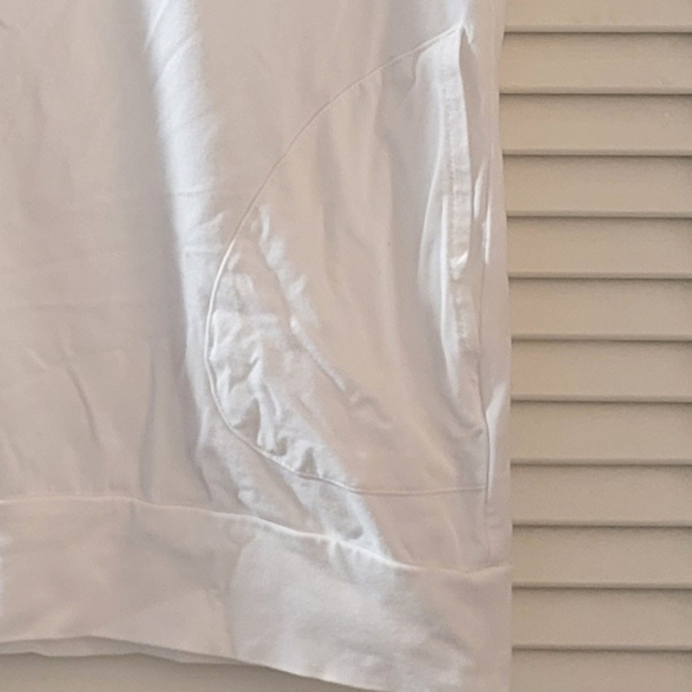 YSYOKOW - White Crew Neck Short Sleeve Top With Pockets - Picture 3 of 3